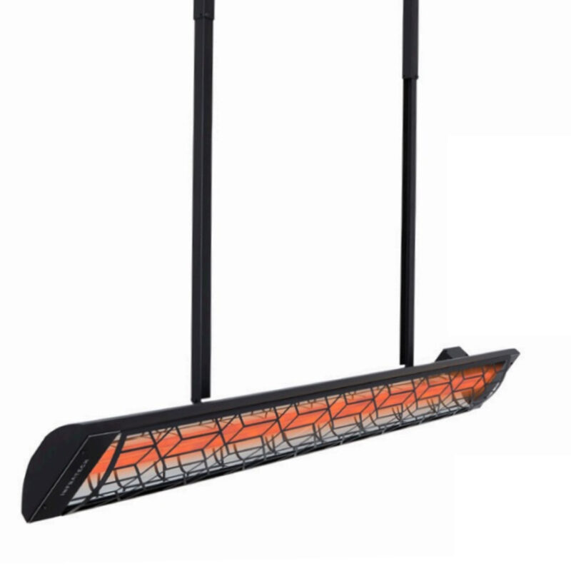 Infratech - Drop Pole Mounts - Set of 2 - Black - Suit C/CD Series