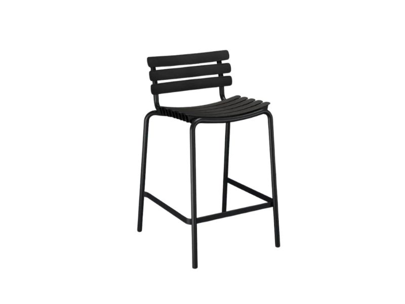 Houe - ReClips Outdoor Bar Chair - Black