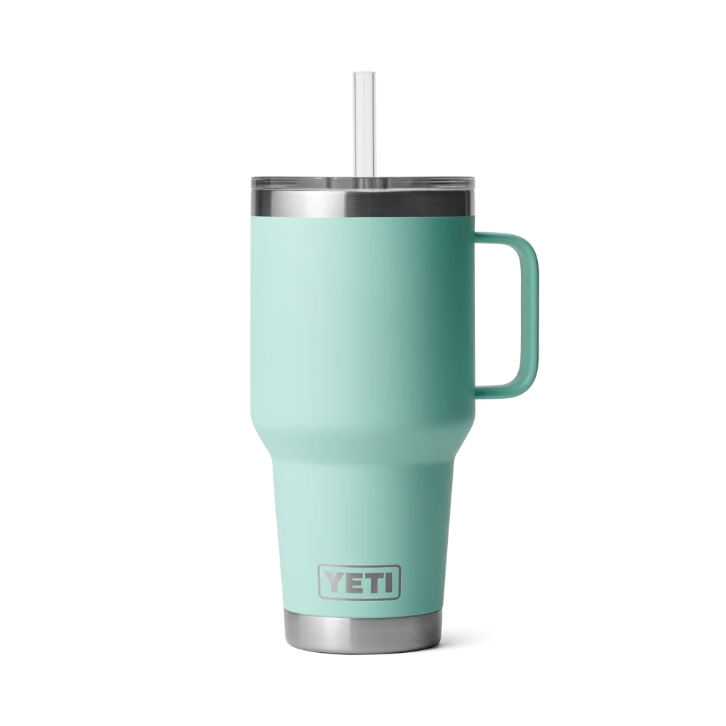 Yeti Rambler 35 oz Straw Mug Seafoam