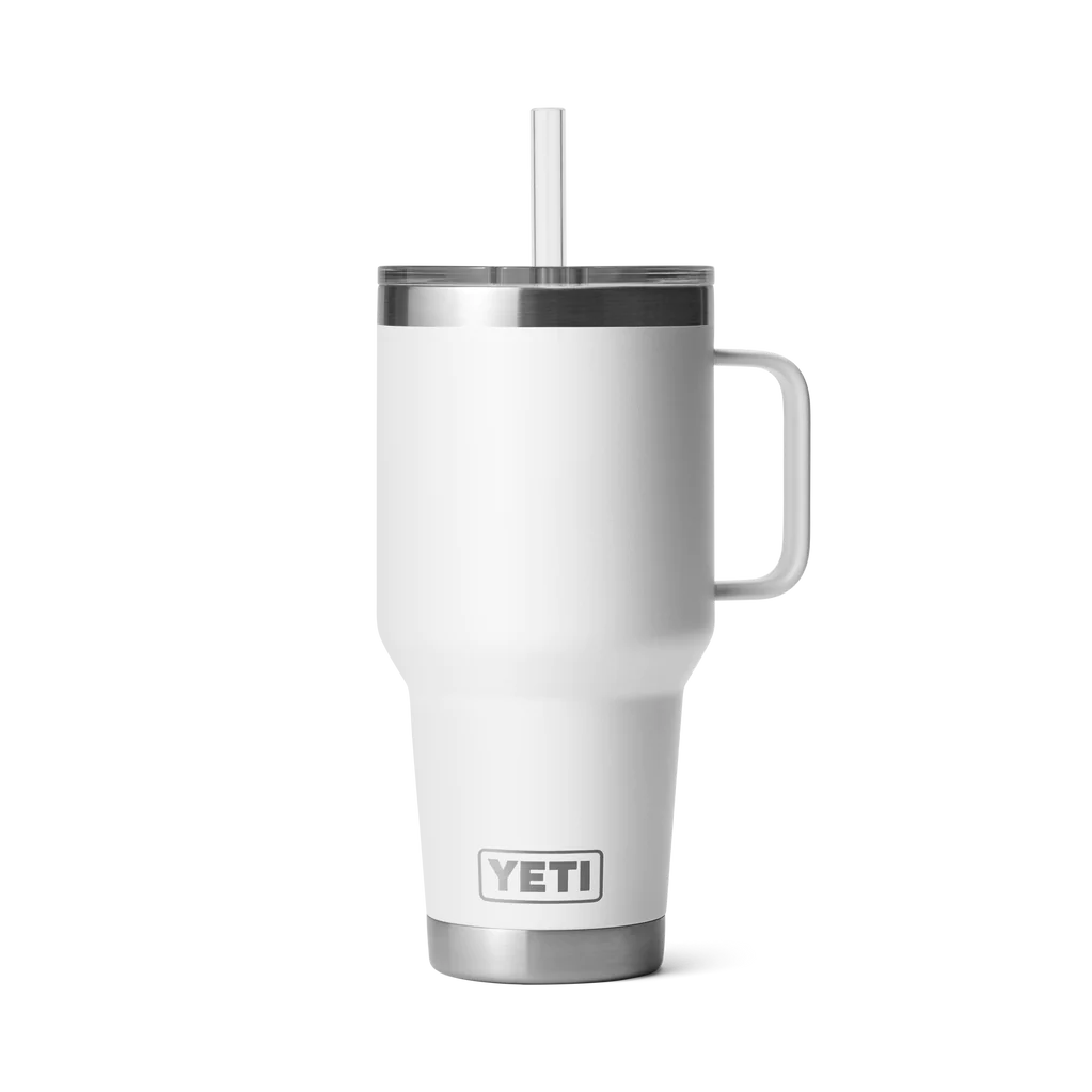 Yeti Rambler 35 oz Straw Mug White