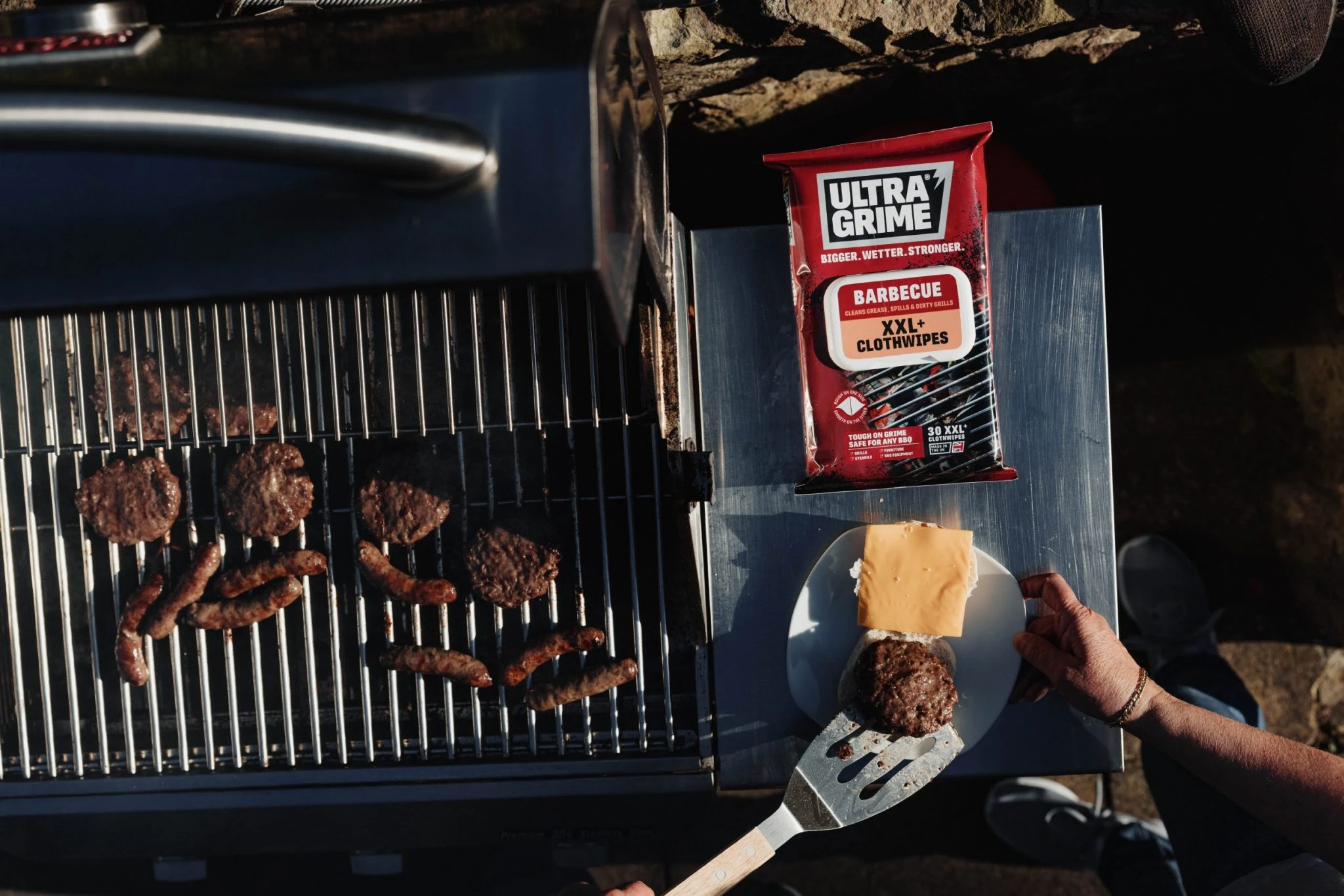 Ultragrime Life BBQ Clothwipes 30 pack