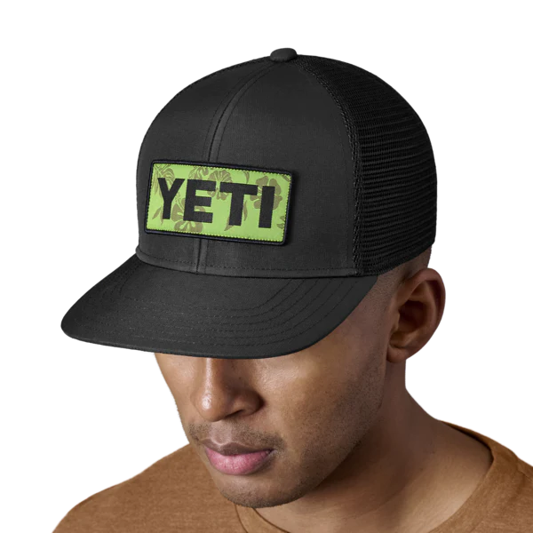 Yeti Flip Logo Trucket Hat Black