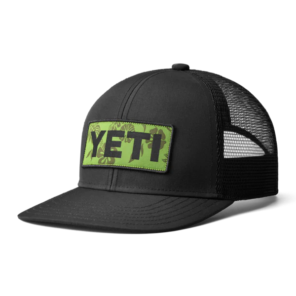 Yeti Flip Logo Trucket Hat Black